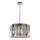 Lustr na řetězu RITZ 12xE14/40W/230V pr. 54 cm lesklý chrom