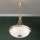 Lustr na řetězu ROCCA 3xE27/60W/230V pr. 42 cm bronz/bílá