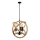 Lustr na řetězu ROPE GLOBO 3xE14/10W/230V