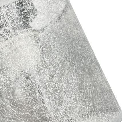 Lustr na řetězu ROSA 3xE27/60W/230V černá/šedá