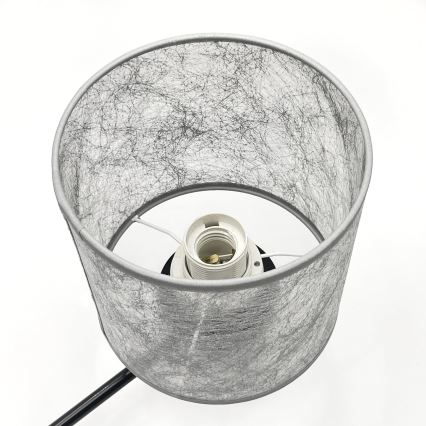 Lustr na řetězu ROSA 3xE27/60W/230V černá/šedá