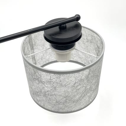 Lustr na řetězu ROSA 5xE27/60W/230V černá/šedá