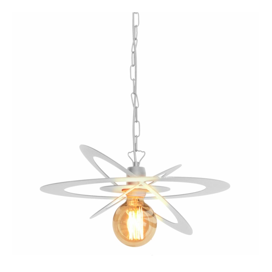 Lustr na řetězu STAR 1xE27/15W/230V bílá