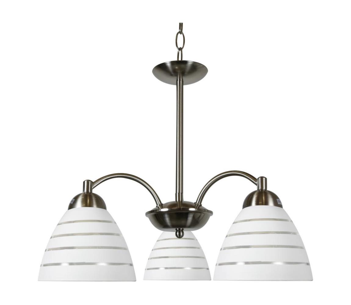 Candellux Lustr na řetězu ULI 3xE27/60W/230V CA0136