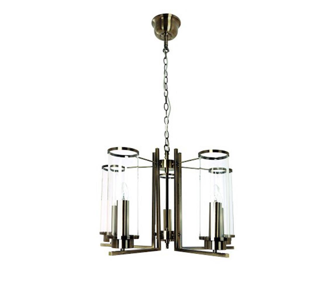 Spot-Light Lustr na řetězu VERDI 5xE14/40W/230V SP0057