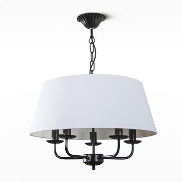 Lustr na řetězu VIOLA 5xE14/40W/230V bílý