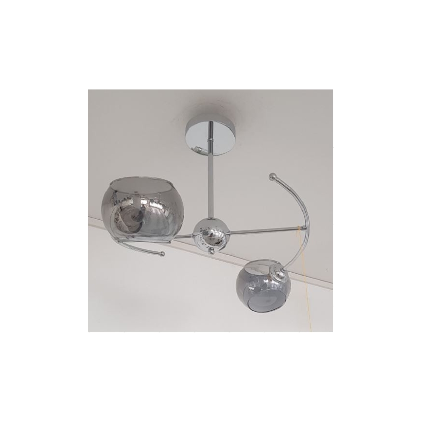 Lustr na tyči 2xE14/60W/230V