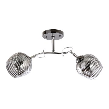Lustr na tyči 2xE27/60W/230V