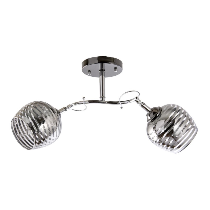 Lustr na tyči 2xE27/60W/230V
