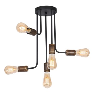 Lustr na tyči 5xE27/15W/230V