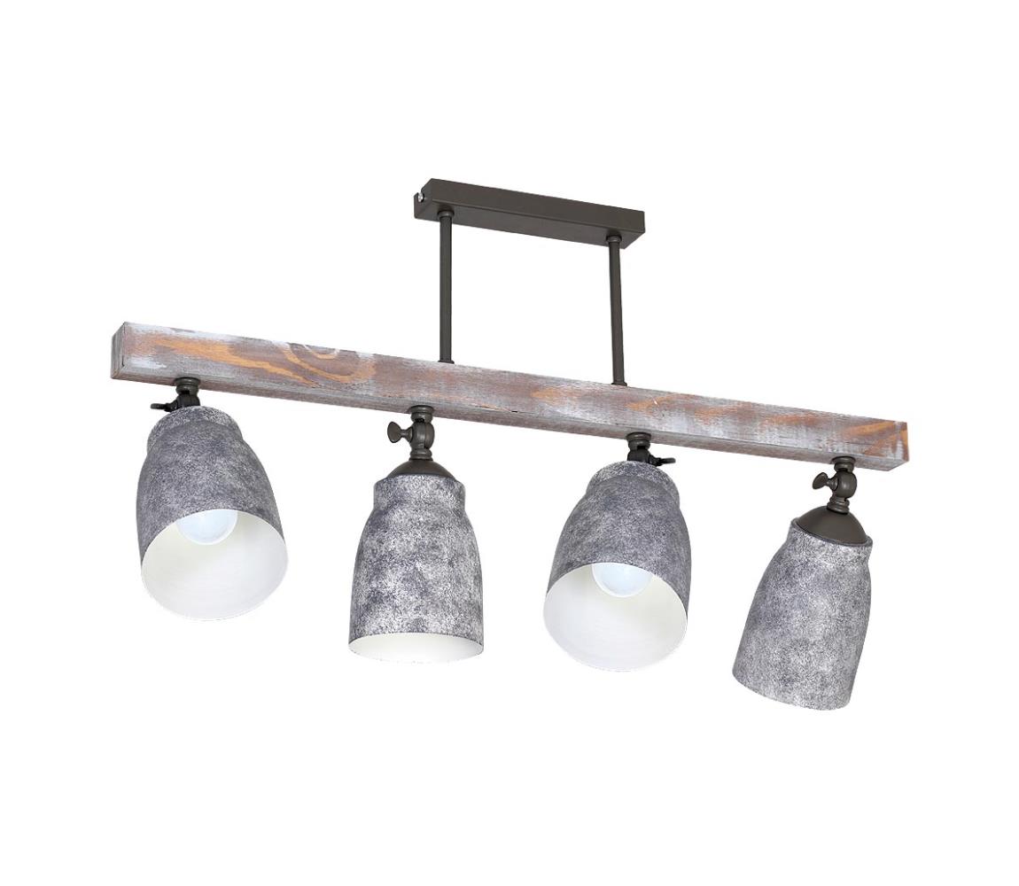Luminex Lustr na tyči AGAP 4xE27/60W/230V LU9135
