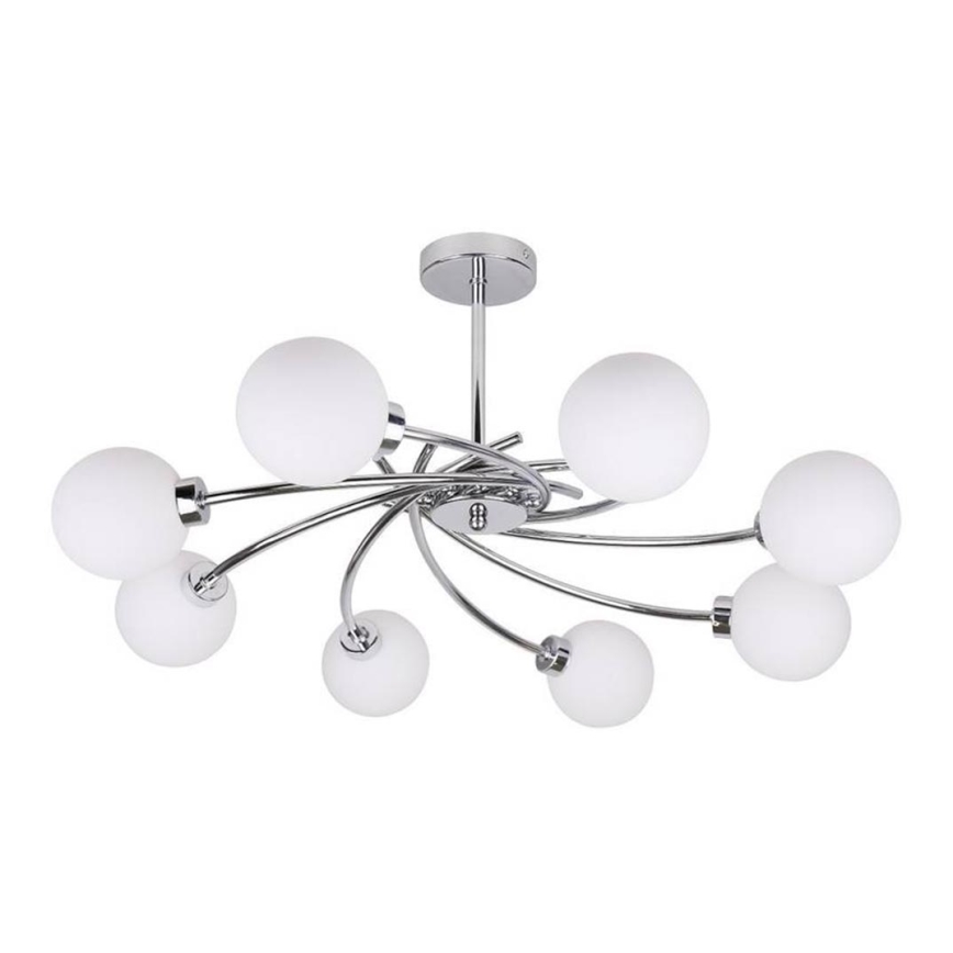 Lustr na tyči AGAPANT 8xG9/40W/230V lesklý chrom