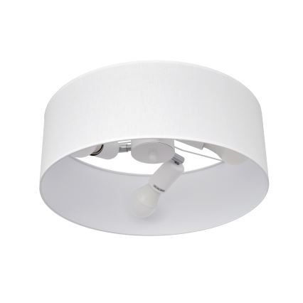 Lustr na tyči ALBA 3xE27/15W/230V bílá
