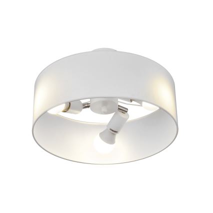 Lustr na tyči ALBA 3xE27/15W/230V bílá