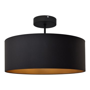 Lustr na tyči ALBA 3xE27/15W/230V černá/zlatá