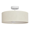 Lustr na tyči ALBA 3xE27/15W/230V krémová
