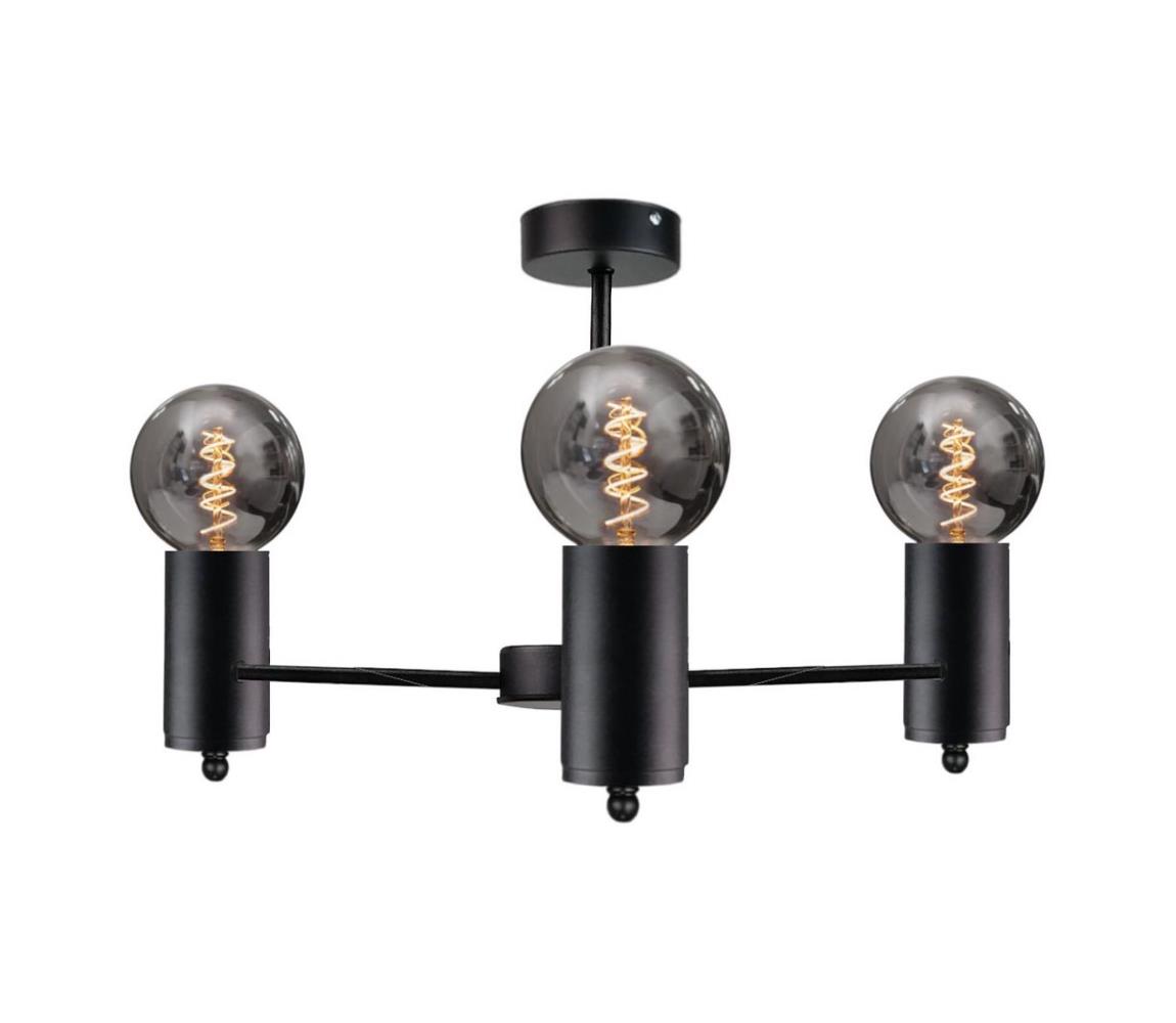  Lustr na tyči ARD 3xE27/60W/230V černá 