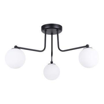 Lustr na tyči ASTRAL 3xG9/8W/230V černá