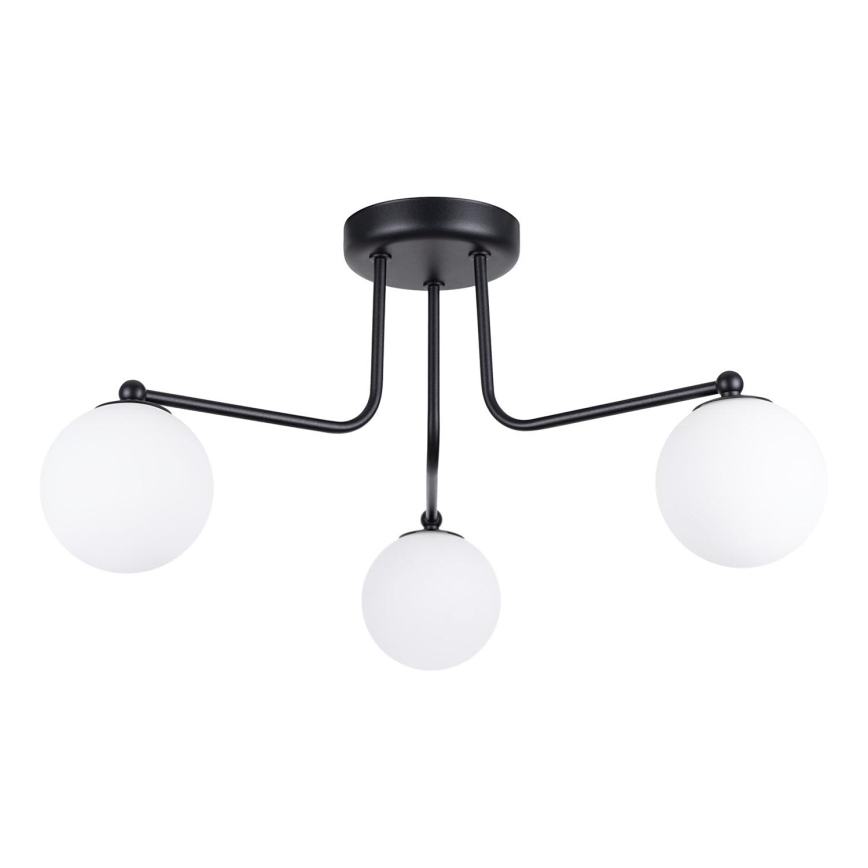 Lustr na tyči ASTRAL 3xG9/8W/230V černá