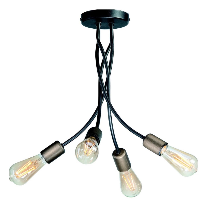 Lustr na tyči BARCELONA 4xE27/60W/230V