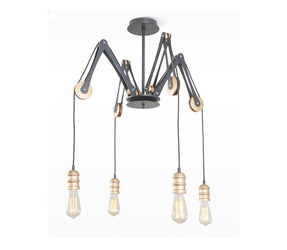 Light4home Lustr na tyči BELLA 4xE27/60W/230V LH0325