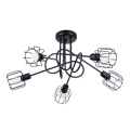 Lustr na tyči BELUCI 5xE14/40W/230V černá