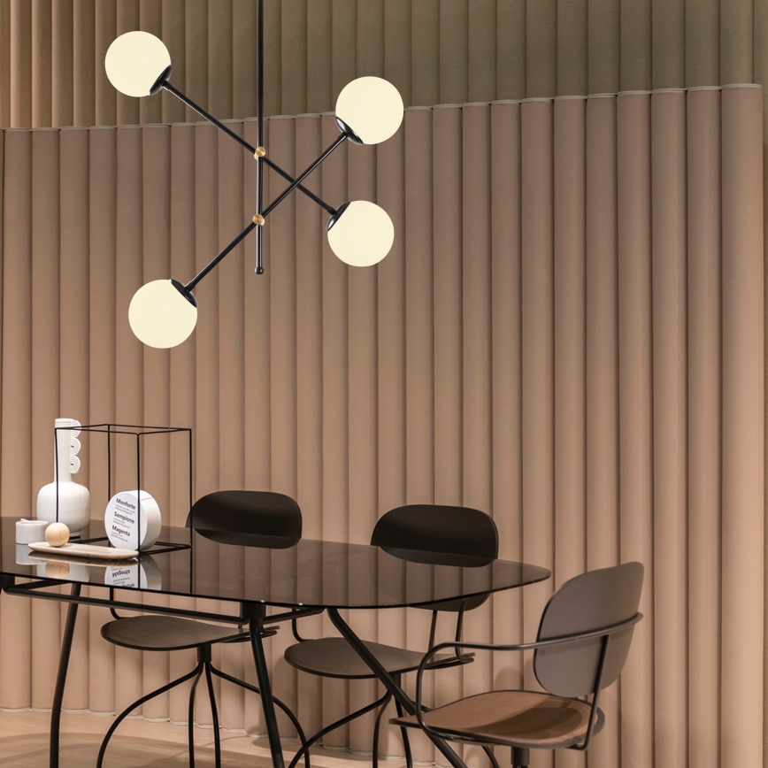 Lustr na tyči BEST 4xE27/100W/230V