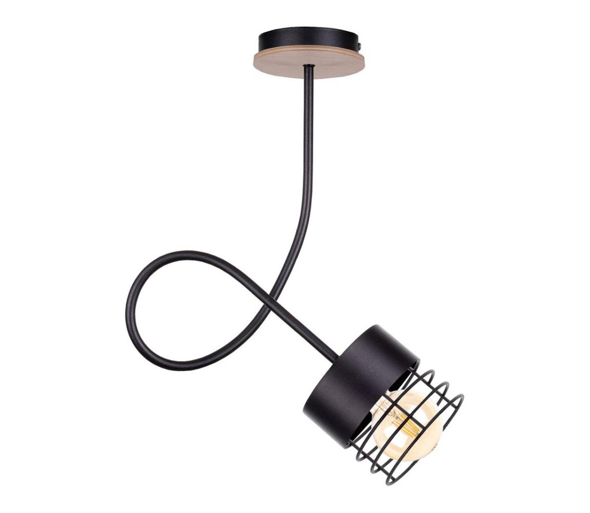 Namat Lustr na tyči CAS WOOD 1xE27/60W/230V NA0332