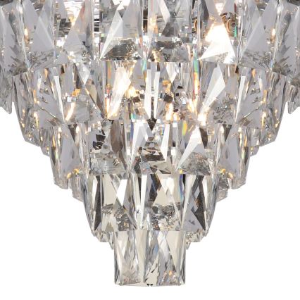 Lustr na tyči CHELSEA 6xE14/40W/230V pr. 50 cm lesklý chrom