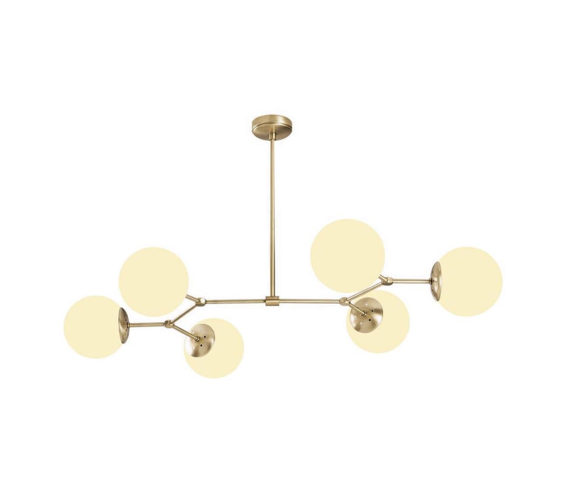 Asir Lustr na tyči DAMAR 6xE27/40W/230V AS0004