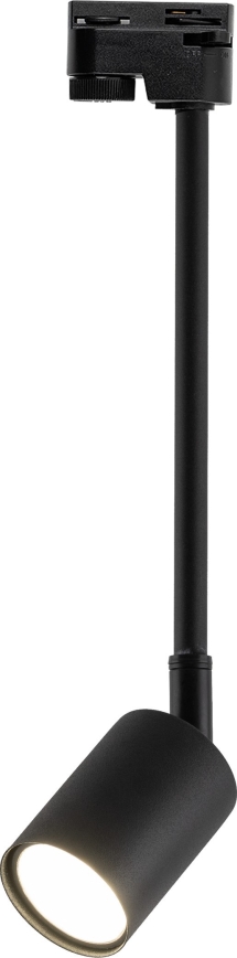 Lustr na tyči do 1-fázového lištového systému TOP 1xGU10/10W/230V černá