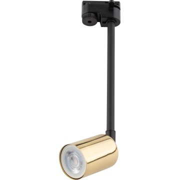 Lustr na tyči do 1-fázového lištového systému TOP 1xGU10/10W/230V zlatá/černá