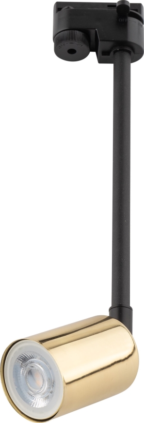 Lustr na tyči do 1-fázového lištového systému TOP 1xGU10/10W/230V zlatá/černá