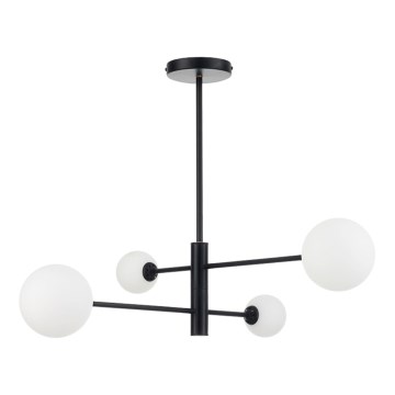 Lustr na tyči DORADO 4xG9/40W/230V černá