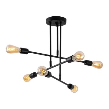 Lustr na tyči FLOWER 6xE27/40W/230V