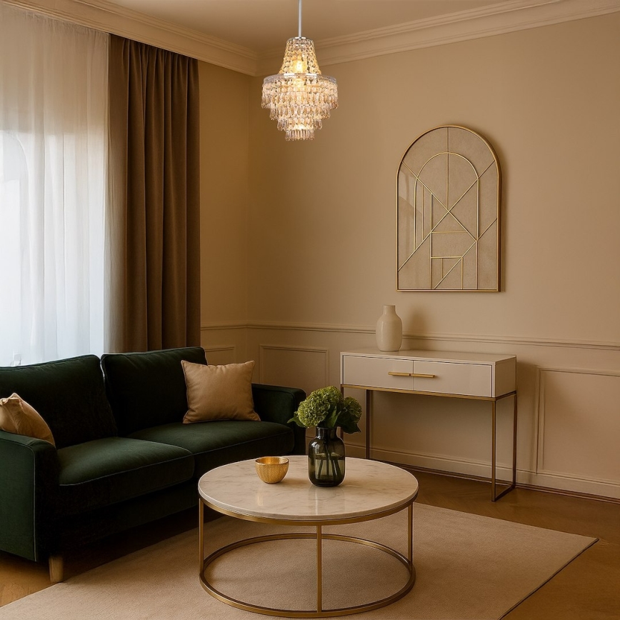 Lustr na tyči GEMMA 1xE27/60W/230V