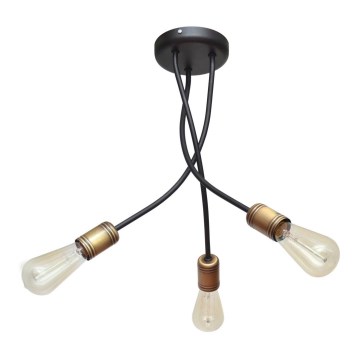 Lustr na tyči HARVARD 3xE27/15W/230V