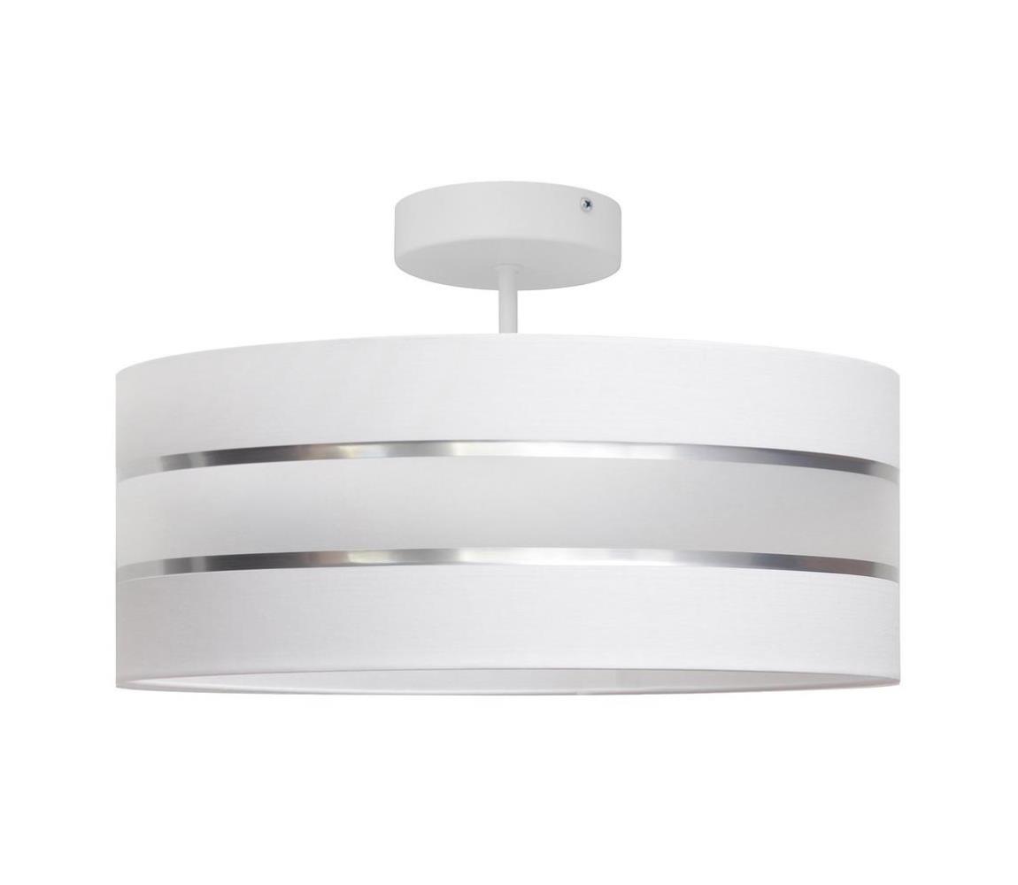 Helam Lustr na tyči HELEN 3xE27/60W/230V bílá/lesklý chrom HE1159