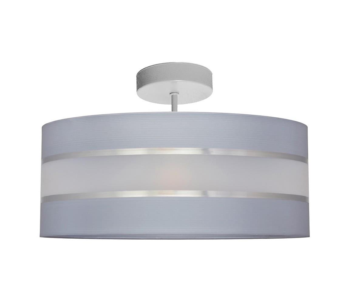 Helam Lustr na tyči HELEN 3xE27/60W/230V šedá/lesklý chrom HE1161