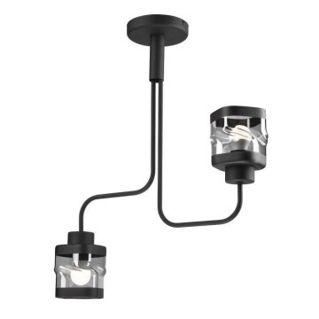 Lustr na tyči HUGO 2xE27/60W/230V