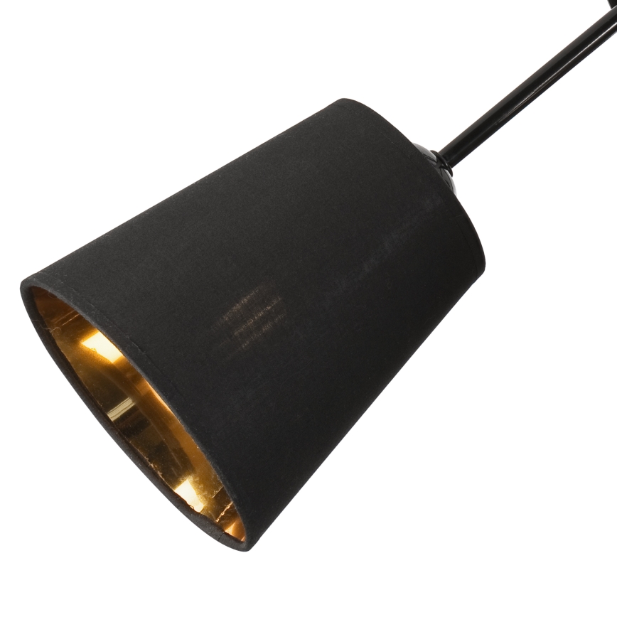 Lustr na tyči IRMA 3xE27/15W/230V černá