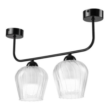 Lustr na tyči JASMIN 2xE27/60W/230V