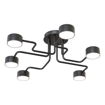 Lustr na tyči KURAGE 6xGX53/12W/230V černá