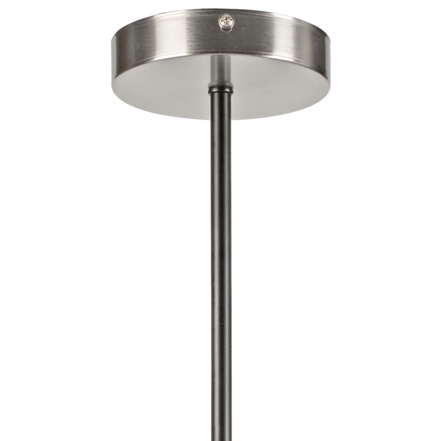 Lustr na tyči LILOU 4xE14/5W/230V matný chrom/kouřová