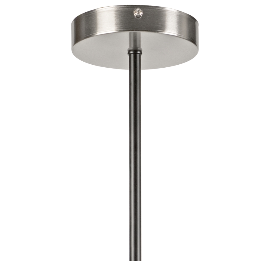 Lustr na tyči LILOU 6xE14/5W/230V matný chrom/kouřová