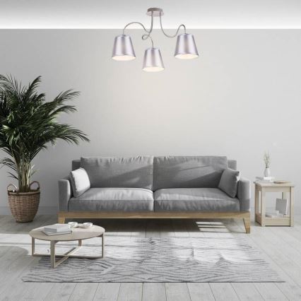 Lustr na tyči LUK 3xE14/40W/230V