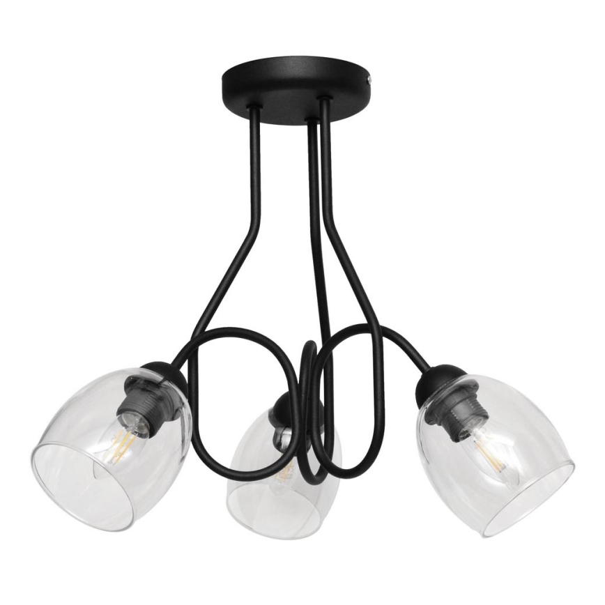 Lustr na tyči MARIETTA 3xE27/15W/230V