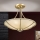 Lustr na tyči MAURO 3xE27/60W/230V pr. 42 cm bronz