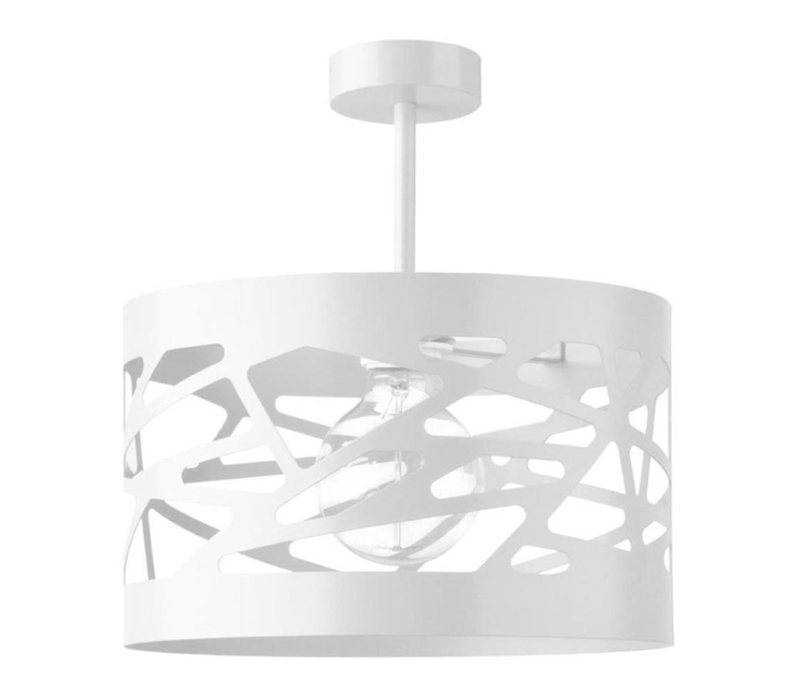 Sigma Lustr na tyči MODUL FREZ 1xE27/60W/230V pr. 39 cm bílá SI0080