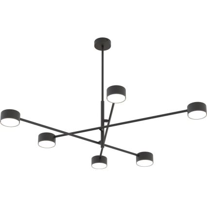 Lustr na tyči NATSU 6xGX53/12W/230V černá